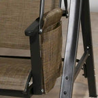 3-Seater Outdoor Porch Patio Hammock Swing Glider Bench