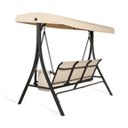 3-Seater Outdoor Porch Patio Hammock Swing Glider Bench