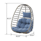 Indoor & Outdoor Foldable Hanging Egg Chair Without Stand