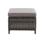 Gymojoy 2 Piece Outdoor Ottoman Wicker Patio Ottomans