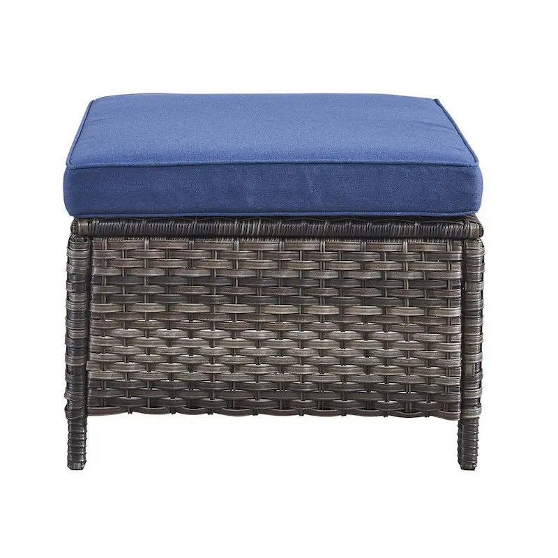 Gymojoy 2 Piece Outdoor Ottoman Wicker Patio Ottomans