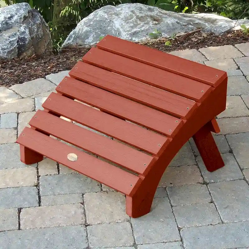 Eco-Friendly Synthetic Wood Folding Ottoman