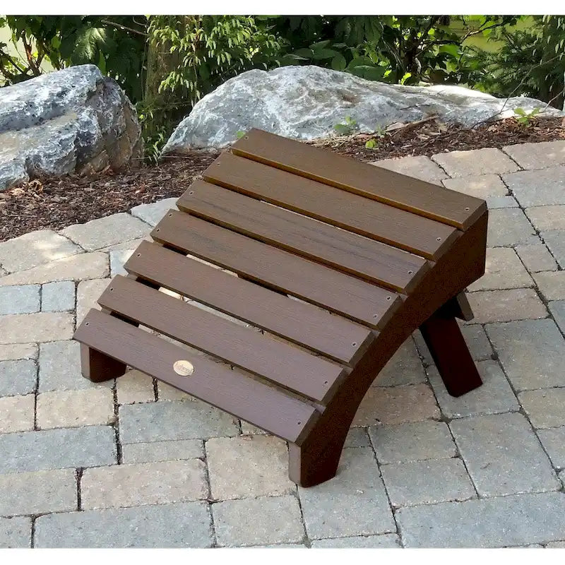Eco-Friendly Synthetic Wood Folding Ottoman