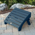 Eco-Friendly Synthetic Wood Folding Ottoman