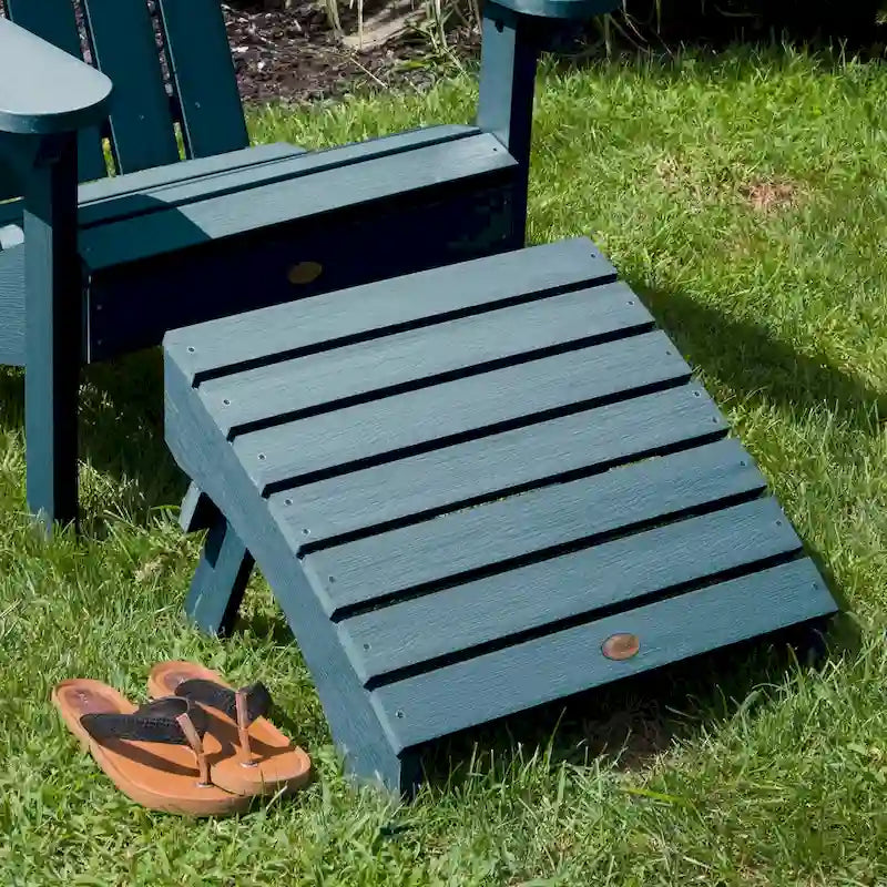 Eco-Friendly Synthetic Wood Folding Ottoman