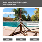 Modern Outdoor 2 Person Wicker Double Hanging Egg Swing Chair