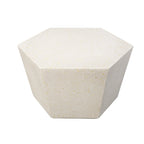 UPHA 28-Inch Outdoor Patio Magnesium Oxide Hexagon Furniture Coffee Table