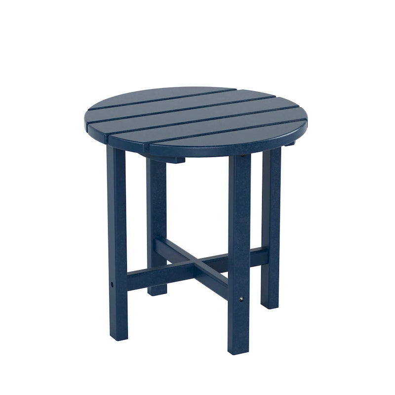 Polytrends Laguna Hdpe All Weather Outdoor Patio Rocking Chair With Side Table (2-Piece Set)