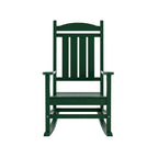 Polytrends Laguna Hdpe All Weather Outdoor Patio Rocking Chair With Side Table (2-Piece Set)