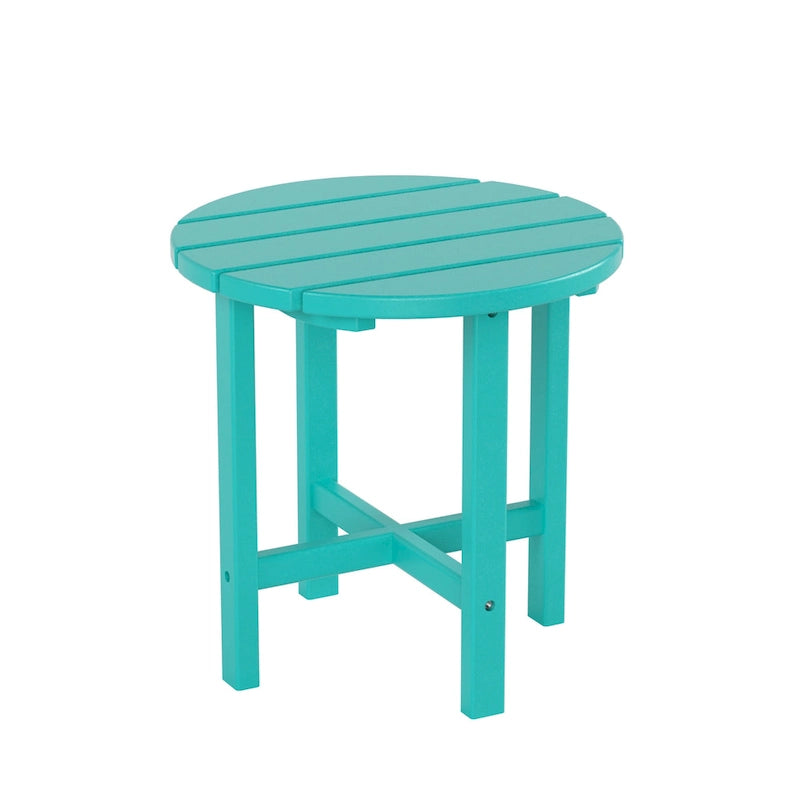 Polytrends Laguna Hdpe All Weather Outdoor Patio Rocking Chair With Side Table (2-Piece Set)