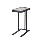 Schofield Industrial 20-inch Metal C-Shape Slide-open Top Side Table by
