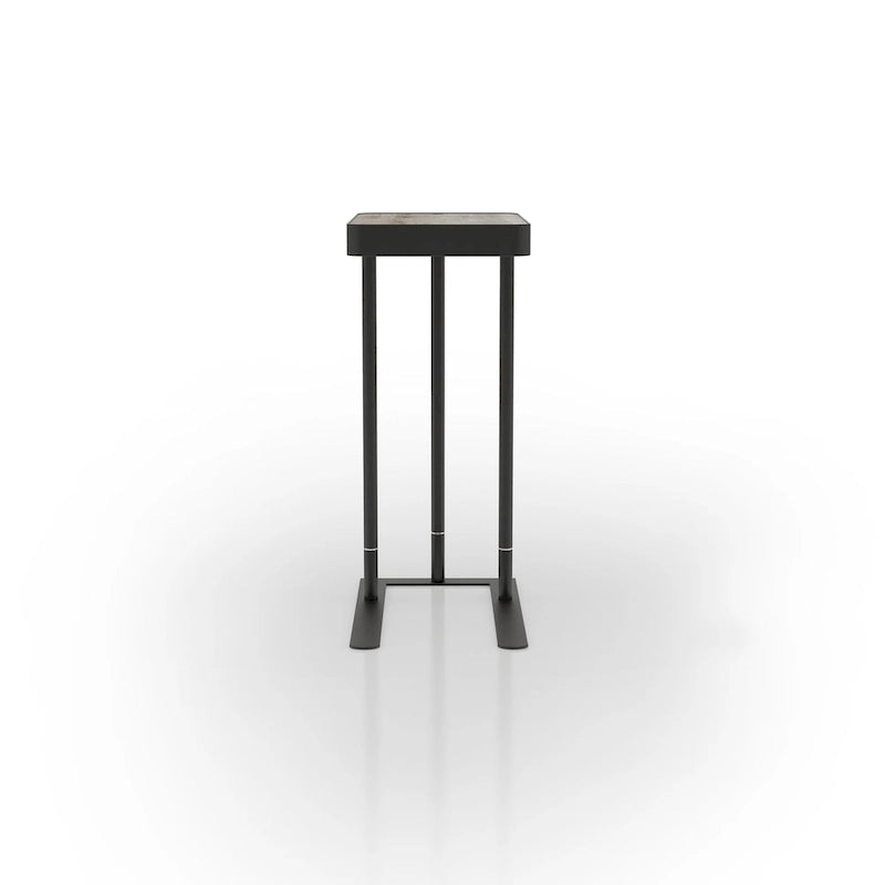 Schofield Industrial 20-inch Metal C-Shape Slide-open Top Side Table by
