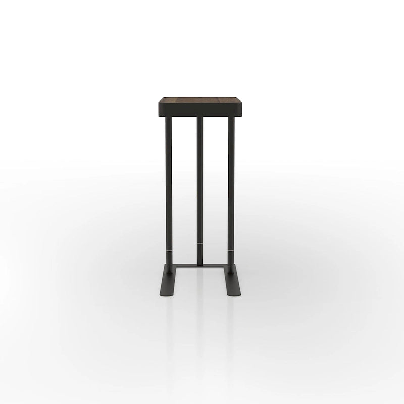 Schofield Industrial 20-inch Metal C-Shape Slide-open Top Side Table by