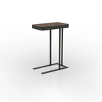 Schofield Industrial 20-inch Metal C-Shape Slide-open Top Side Table by