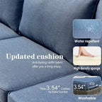 OVIOS Deep Seat Wicker 5-piece Sectional Set