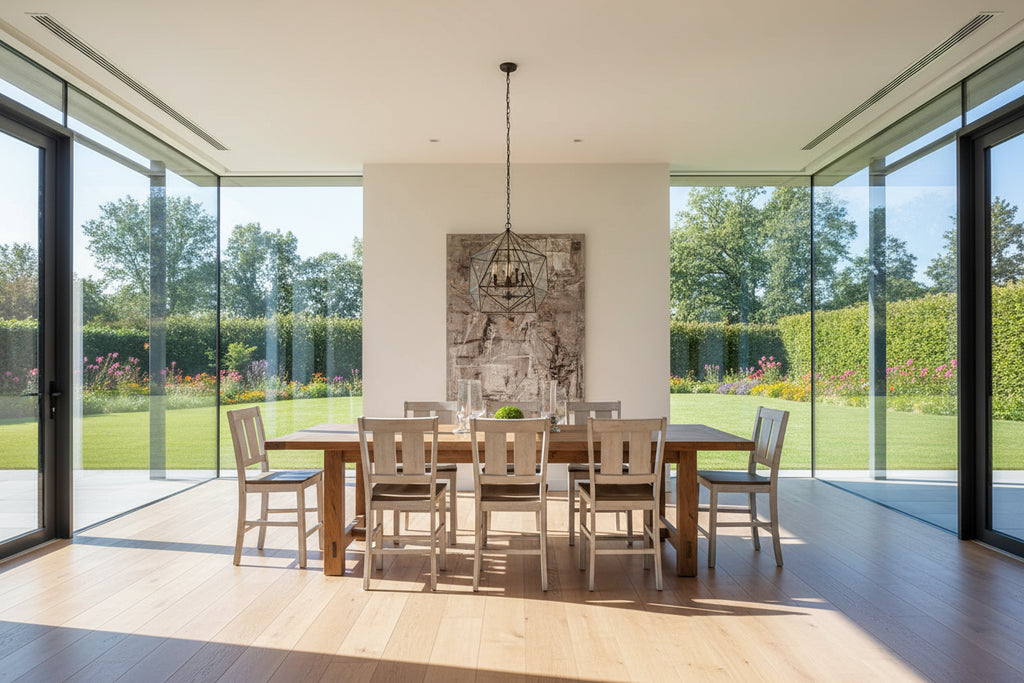 Theile Rustic Wood Counter Height Chairs, Set of 2