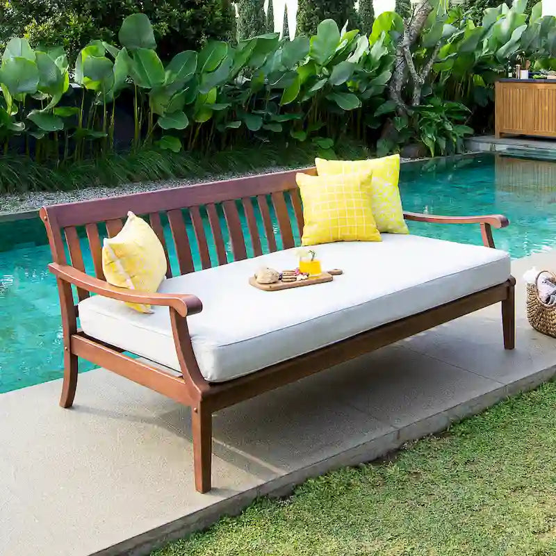 Cambridge Casual Como Solid Wood Outdoor Daybed