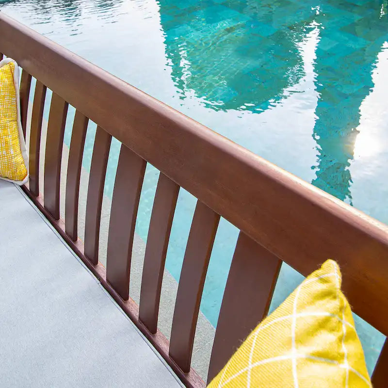 Cambridge Casual Como Solid Wood Outdoor Daybed