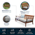 Cambridge Casual Como Solid Wood Outdoor Daybed