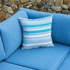 COSIEST 9-piece Outdoor Sectional Sofa Set with Fire Table