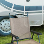 Outsunny Folding Patio Chairs, Set of 4 Sports Chairs for Adults, Camping Chairs