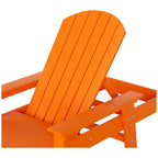 Polytrends Altura Poly Eco-Friendly All Weather Reclining Chaise Lounge with Arms