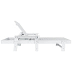 Polytrends Altura Poly Eco-Friendly All Weather Reclining Chaise Lounge with Arms