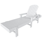 Polytrends Altura Poly Eco-Friendly All Weather Reclining Chaise Lounge with Arms