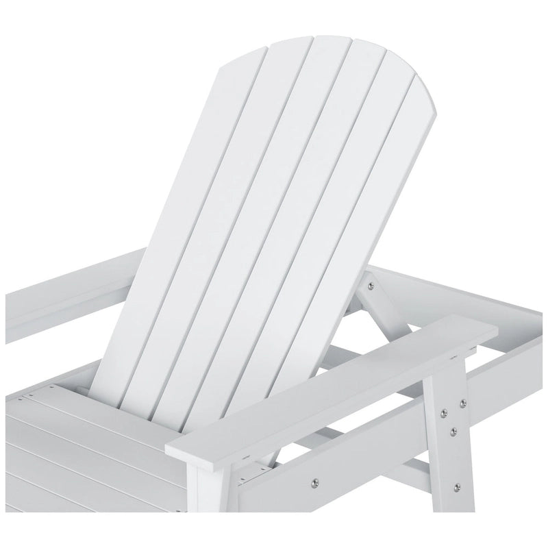 Polytrends Altura Poly Eco-Friendly All Weather Reclining Chaise Lounge with Arms