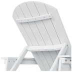 Polytrends Altura Poly Eco-Friendly All Weather Reclining Chaise Lounge with Arms