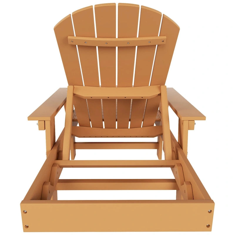 Polytrends Altura Poly Eco-Friendly All Weather Reclining Chaise Lounge with Arms