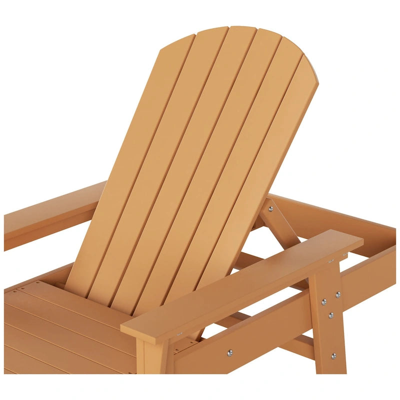 Polytrends Altura Poly Eco-Friendly All Weather Reclining Chaise Lounge with Arms