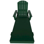 Polytrends Altura Poly Eco-Friendly All Weather Reclining Chaise Lounge with Arms