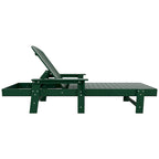 Polytrends Altura Poly Eco-Friendly All Weather Reclining Chaise Lounge with Arms