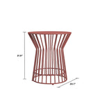 The Novogratz Poolside Gossip Collection Roberta Outdoor/Indoor Side Table
