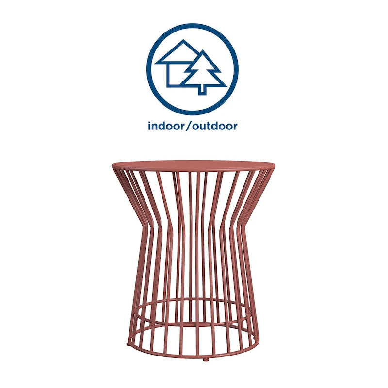 The Novogratz Poolside Gossip Collection Roberta Outdoor/Indoor Side Table