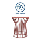 The Novogratz Poolside Gossip Collection Roberta Outdoor/Indoor Side Table