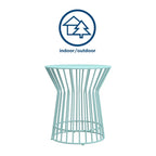 The Novogratz Poolside Gossip Collection Roberta Outdoor/Indoor Side Table