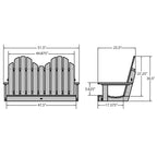 4-foot Porch Swing - N/A