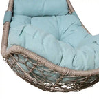 Patio Hanging Basket Swing Chair with Hanging Steel Chain