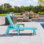 78.7 Long Reclining Outdoor Chaise Lounge