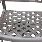 Ventura Cast Aluminum Dining Swivel Rocker with Cushion (Set of 2)
