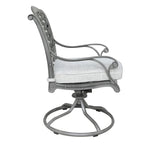 Ventura Cast Aluminum Dining Swivel Rocker with Cushion (Set of 2)