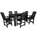 Lehigh 7-Piece Outdoor Dining Set - 42 x 72 Table, Counter-height