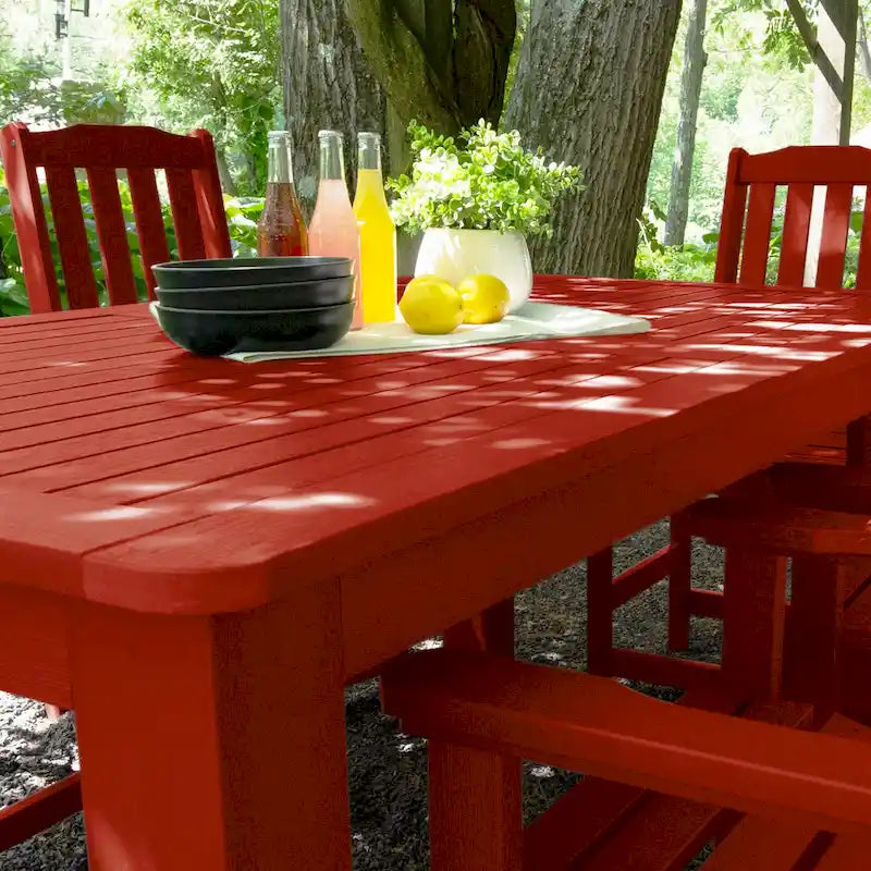 Lehigh 7-Piece Outdoor Dining Set - 42 x 72 Table, Counter-height