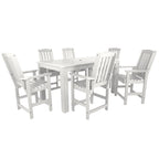 Lehigh 7-Piece Outdoor Dining Set - 42 x 72 Table, Counter-height