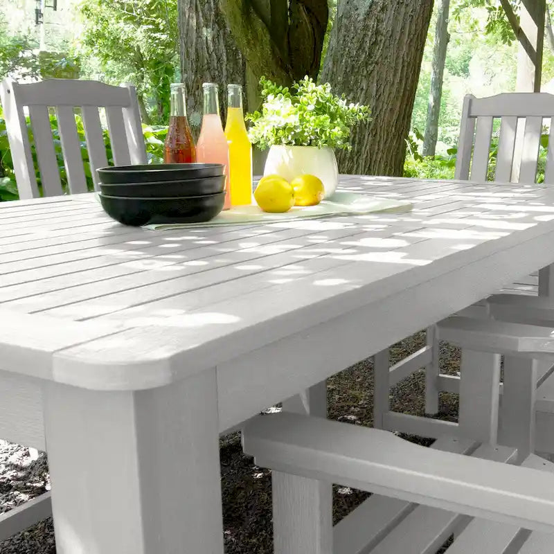 Lehigh 7-Piece Outdoor Dining Set - 42 x 72 Table, Counter-height