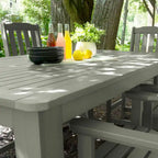 Lehigh 7-Piece Outdoor Dining Set - 42 x 72 Table, Counter-height