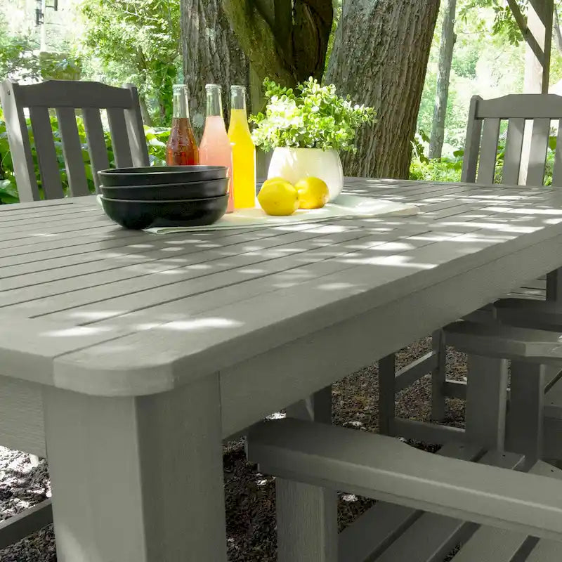 Lehigh 7-Piece Outdoor Dining Set - 42 x 72 Table, Counter-height