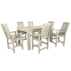 Lehigh 7-Piece Outdoor Dining Set - 42 x 72 Table, Counter-height